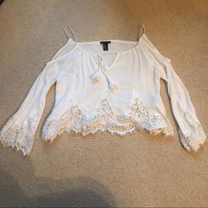 White forever 21 shirt